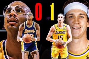 美媒对比湖人生涯50+次数：里夫斯1 贾巴尔0