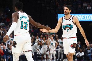 就是赢不了！灰熊9人主要轮换&7人得分上双 依然难挽败局